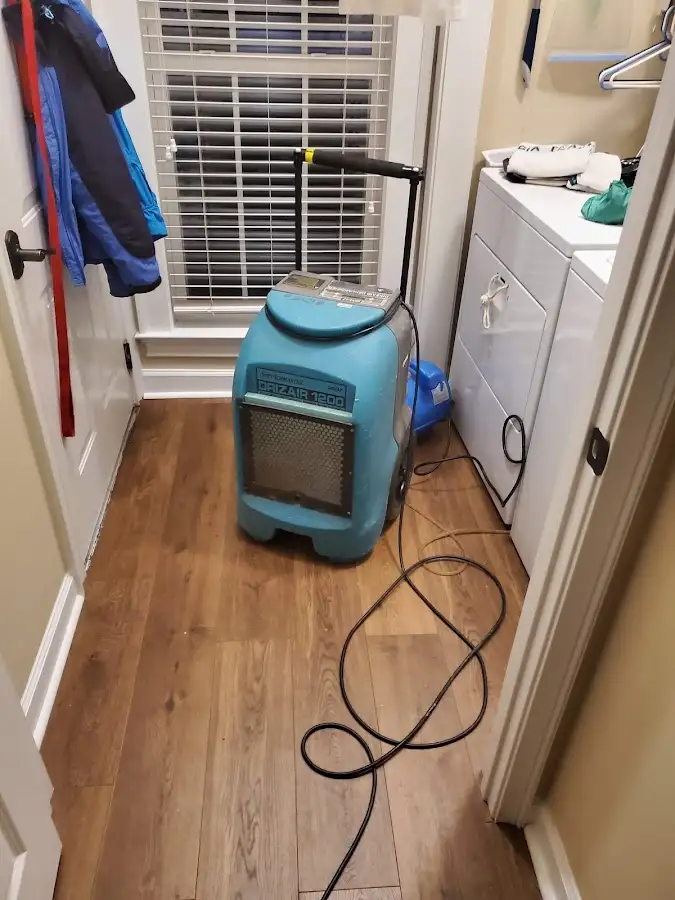 Commercial dehumidifier deployed for Flood Damage Cleanup in East Liverpool